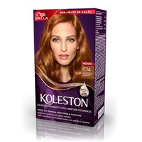 Tintura Wella Koleston 674 - Louro Escuro Acobreado