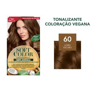 Tintura Wella Soft Color Natural 60 - Louro Escuro