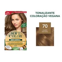 Tintura Wella Soft Color Natural 70 - Louro Natural