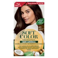 Tintura Wella Soft Color Natural 40 - Castanho Médio