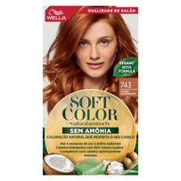 Tintura Wella Soft Color Natural 743 - Louro Acobreado
