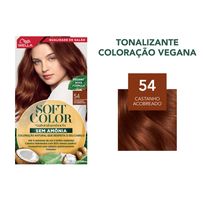 Tintura Wella Soft Color Natural 54 - Castanho Acobreado