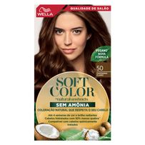 Tintura Wella Soft Color Natural 50 - Castanho Claro