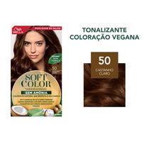 Tintura Wella Soft Color Natural 50 - Castanho Claro