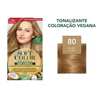 Tintura Wella Soft Color Natural 80 - Louro Claro