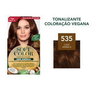 Tintura Wella Soft Color Natural 535 - Café Arábica