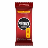 Preservativo Lubrificado Clássico Prudence Leve 8 Unidades Pague 6 Unidades