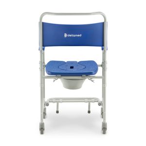 Cadeira de Banho Dellamed Dobrável e Desmontável D45 em Aço - 150 Kg