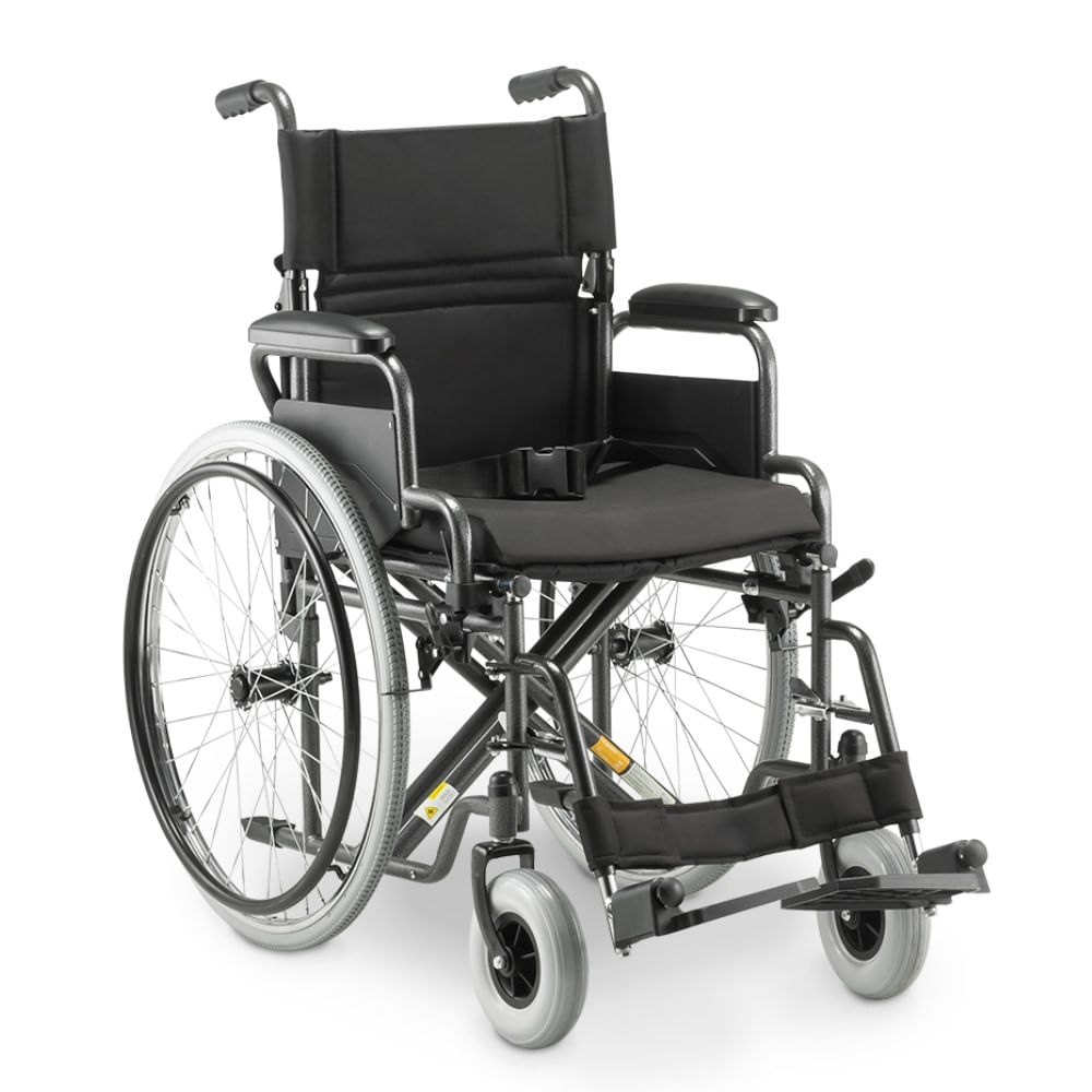 Cadeira de Rodas Aço Dobrável Dellamed D400 T44 - 120 Kg