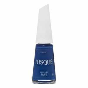 Esmalte Cremoso Risqué Coloridos Azulivre Mente 8ml