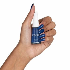 Esmalte Cremoso Risqué Coloridos Azulivre Mente 8ml