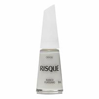 Esmalte Cremoso Risqué Branco Bianco Puríssimo 8ml