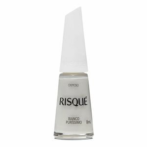 Esmalte Cremoso Risqué Branco Bianco Puríssimo 8ml