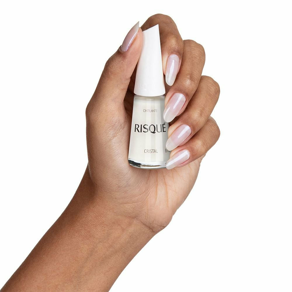 ESMALTE RISQUÉ BRANCO CINTILANTE CRISTAL