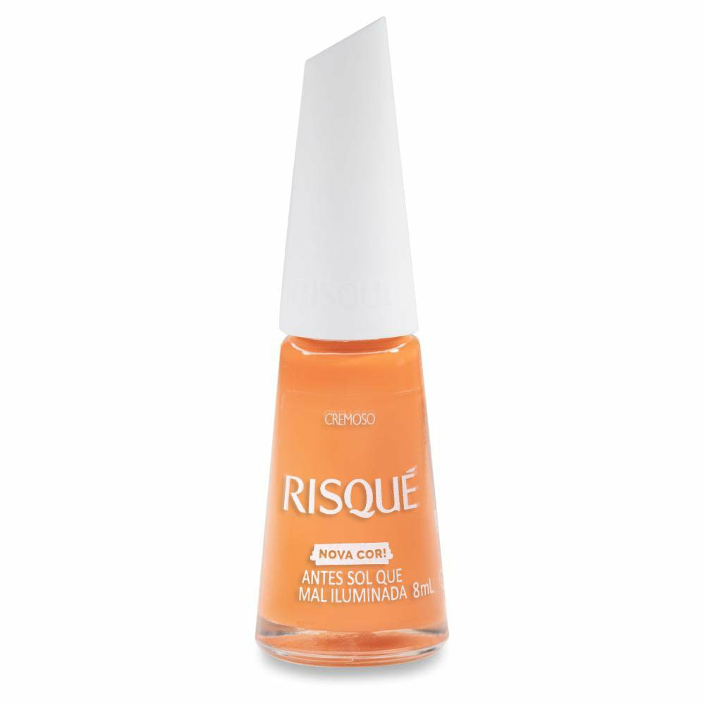 Esmalte Risqué Cremoso Nova Cor! Antes Sol Que Mal Iluminada 8ml