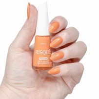 Esmalte Risqué Cremoso Nova Cor! Antes Sol Que Mal Iluminada 8ml