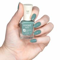 Esmalte Risqué Bio Verde Cremoso Chá Verde 9ml