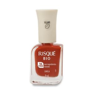 Esmalte Risqué Bio Vermelho Cremoso Canela 9ml
