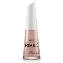 Esmalte Metálico Risqué Nude Gota Dos Anjos 8ml