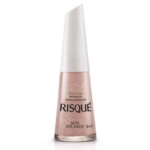 Esmalte Metálico Risqué Nude Gota Dos Anjos 8ml