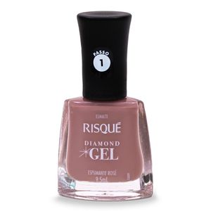 Esmalte Cremoso Risqué Diamond Gel Espumante Rosé 9,5ml