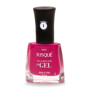 Esmalte Risqué Diamond Gel Creme de Pitaya Rosa Cremoso 9,5ml