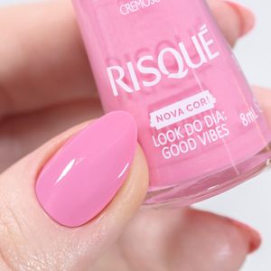 Esmalte Risqué Cremoso Nova Cor! Look Do Dia Good Vibes 8ml