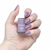 Esmalte Risqué Cremoso Nova Cor! Roxo Sem Crise 8ml