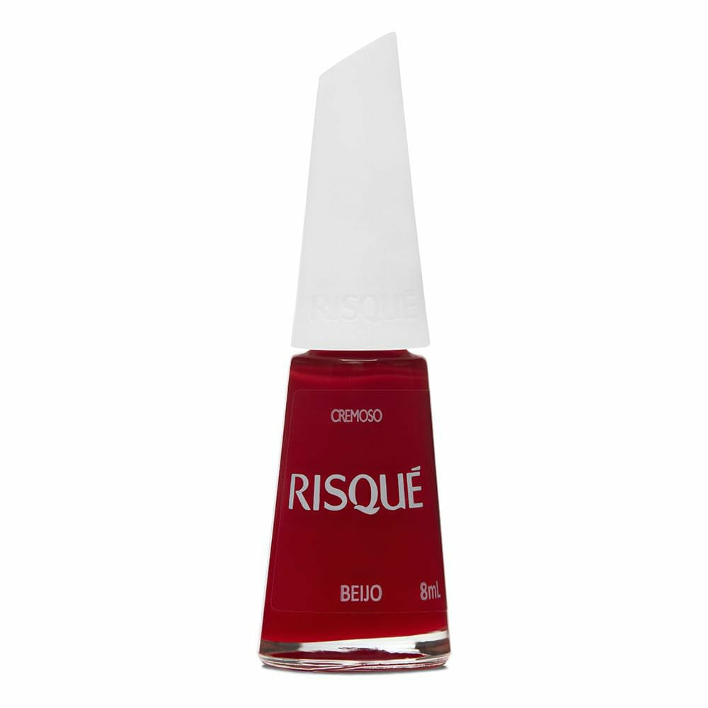 Esmalte Cremoso Risqué Vermelho Beijo 8ml