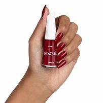 Esmalte Cremoso Risqué Vermelho Carmim 8ml