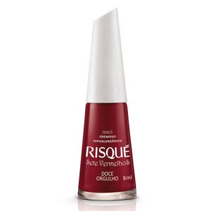 Esmalte Risqué Sete Vermelhos Doce orgulho 8ml