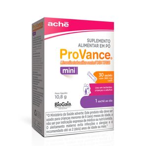 Suplemento Alimentar Em Pó Aché ProVance Minipack 30 Sachês Com 360mg Cada
