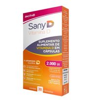 Suplemento Alimentar Sany D 2.000Ui 30 Cápsulas