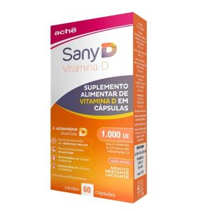 Suplemento Alimentar Sany D 1.000Ui 60 Cápsulas