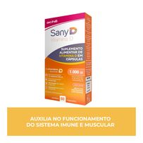 Suplemento Alimentar Sany D 1.000Ui 60 Cápsulas