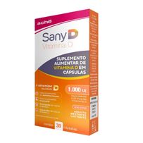 Suplemento Alimentar Sany D 1.000Ui 30 Cápsulas