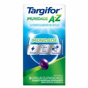 Suplemento Alimentar Targifor Imunidade A-Z 30 Cápsulas