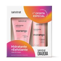 Kit Labotrat Morango Esfoliante Corporal 150g + Hidratante Corporal 190ml