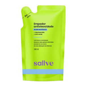 Limpador Antioleosidade Sallve Refil 240ml