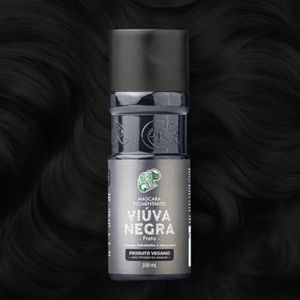 Máscara Pigmentante Kamaleão Viúva Negra Preto 100ml