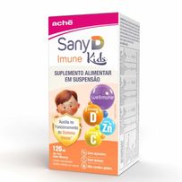 Suplemento Alimentar Aché Sany D Imune Kids Sabor Morango Uso Oral 120ml