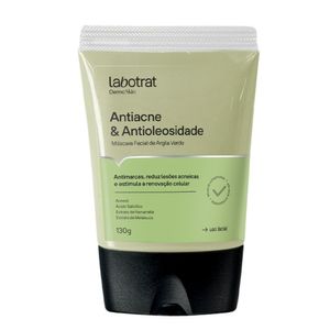 Máscara Facial de Argila Verde Labotrat Antiacne & Antioleosidade 130g