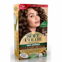 Tintura Wella Soft Color Natural 61 - Louro Escuro Amadeirado
