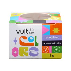 Ecoglitter Vult Colors Prata Paête 1g