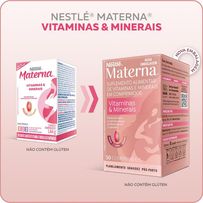 Materna Vitaminas & Minerais Nestlé 30 unidades