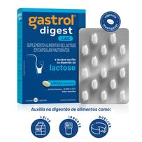 Enzima Lactase Gastrol Digest Lac Lac 10.000U.FCC 30 Cápsulas Mastigáveis