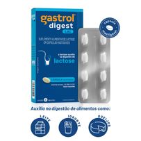Enzima Lactase Gastrol Digest Lac Lac 10.000U.FCC 8 Cápsulas Mastigáveis