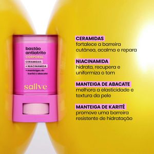 Bastão Antiatrito Corporal Sallve 15g