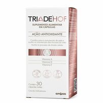 Suplemento Alimentar Triade Hof Ação Antioxidante 30 Cápsulas