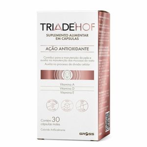Suplemento Alimentar Triade Hof Ação Antioxidante 30 Cápsulas